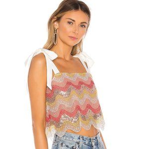 NBD Suri Embroidered Top